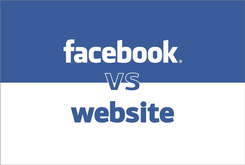 Facebook ou website?